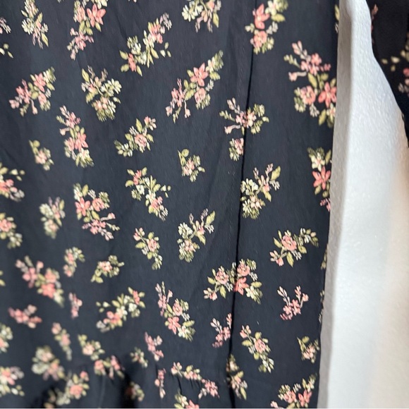 New AFRM Floral Long Sleeve Maxi Dress S - Picture 8 of 16